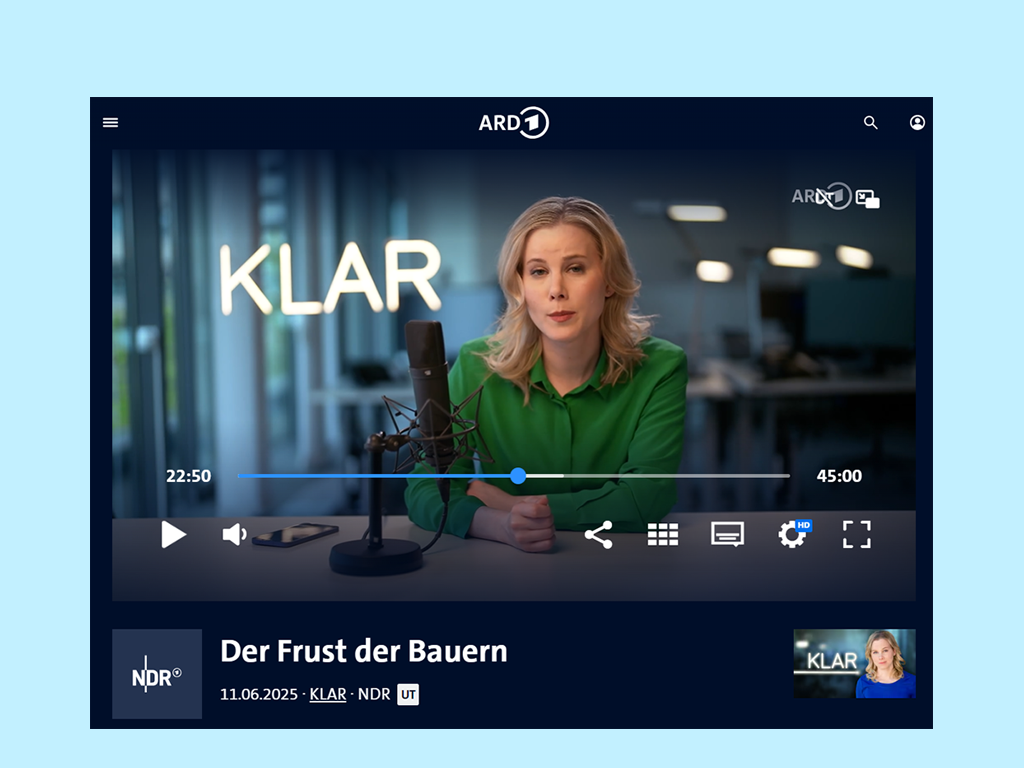 "Der Fernseh-Tipp: KLAR - Der Frust der Bauern"