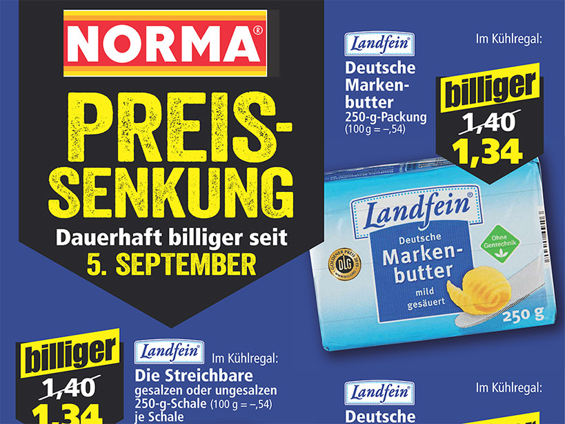 Butterkontrakte: Mehr für Molkereien, weniger für Verbraucher! Logik?